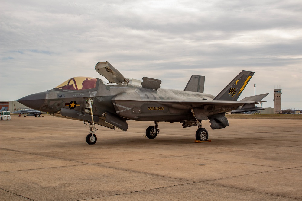 U.S. Marine Corps pilots train on F-35B Lightning II at NAS JRB Fort Worth