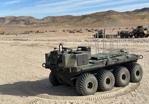 At the U.S. Army’s leading technology innovation event, Project Convergence Capstone 5 (PC-C5), Overland AI successfully demonstrated its full stack ground autonomy system in a joint breaching exercise with the Sandhills Project and the 20th Engineer Brigade of the XVIII Airborne Corps. The demonstration featured the integration of Overland AI’s autonomy suite into a Small Multipurpose Equipment Transport (SMET) vehicle from General Dynamics Land Systems.