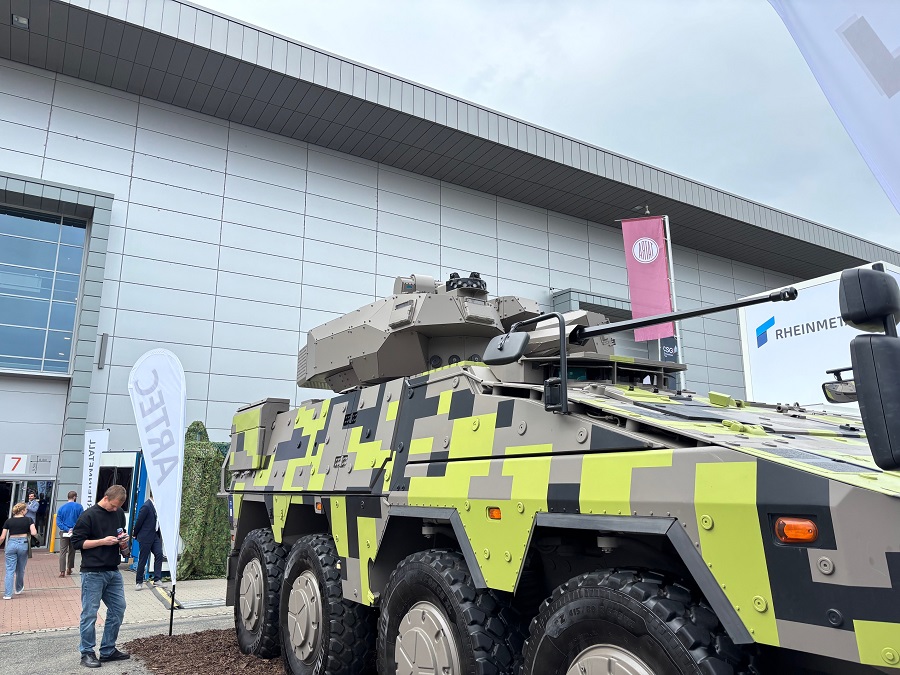 IDET 2025: Rheinmetall presents Boxer 8×8 with Turra 30 V10 unmanned turret