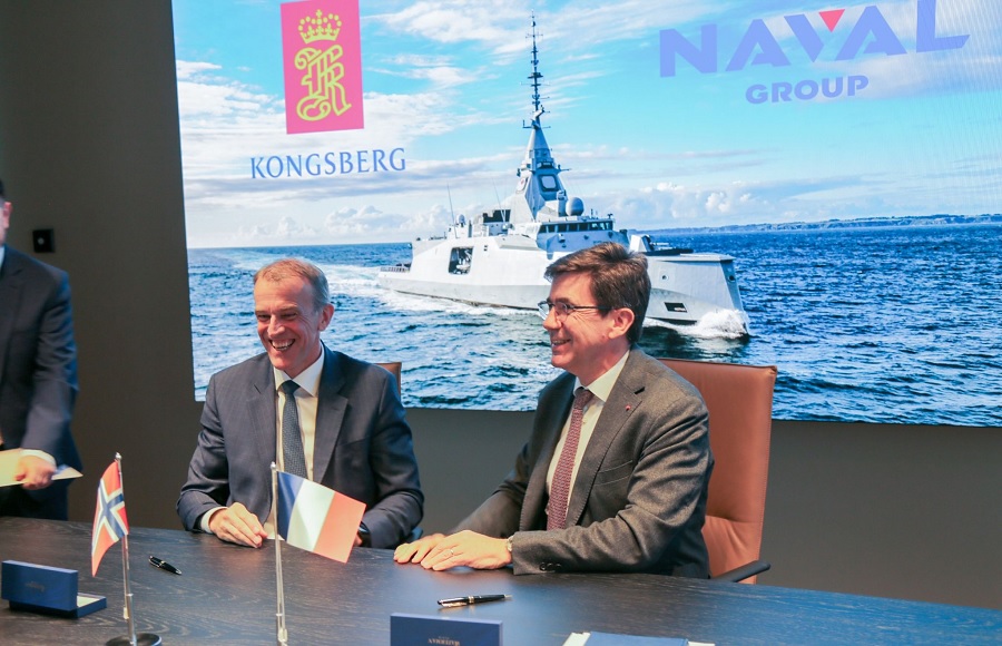 Kongsberg and Naval Group sign strategic defence partnership to boost innovation and cooperation