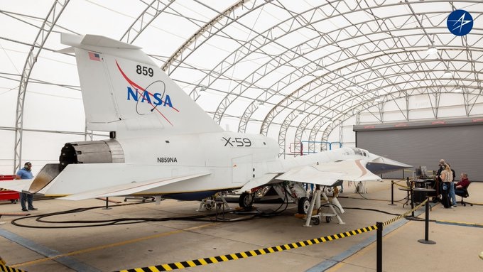 Lockheed Martin completes static tests of experimental X-59 aircraft
