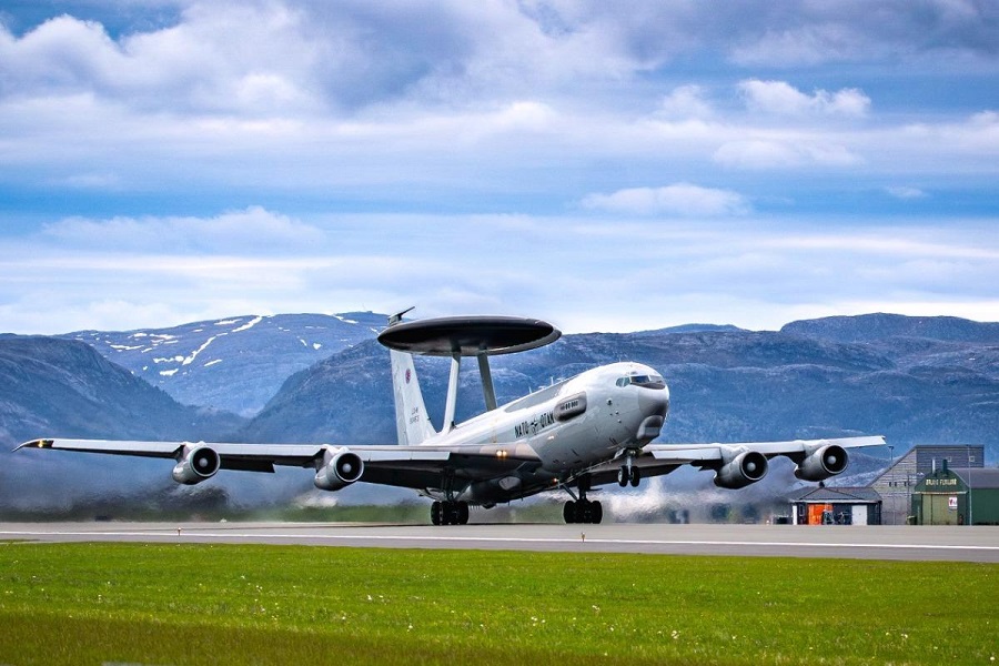 NATO AWACS participates in largest at-sea live-fire exercise in Europe