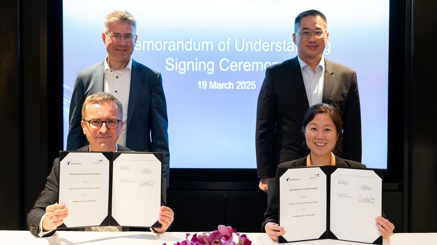 Rheinmetall and Singapore’s DSTA join forces to advance military training technologies