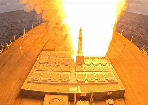The U.S. Navy's Arleigh Burke-class guided-missile destroyers, USS Thomas Hudner (DDG 116) and USS Bulkeley (DDG 84), conducted successful live-fire missile engagements during Exercise At Sea Demonstration/Formidable Shield (ASD/FS) 2025. These actions were carried out using the Aegis Weapons System, designed specifically for ballistic missile defence.