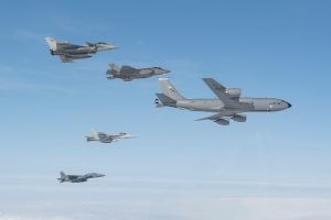 U.S., U.K., French, and Finnish forces came together from 16–27 June 2025 for Atlantic Trident 25, a multinational tactical and operational exercise held across multiple locations in Finland. The two-week training aimed to enhance interoperability between fourth- and fifth-generation fighters and improve combat readiness in a contested, simulated environment.