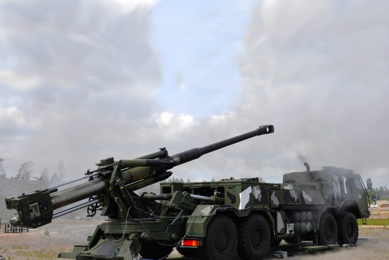Finnish company Patria completes test firings of new ARVE self-propelled artillery system