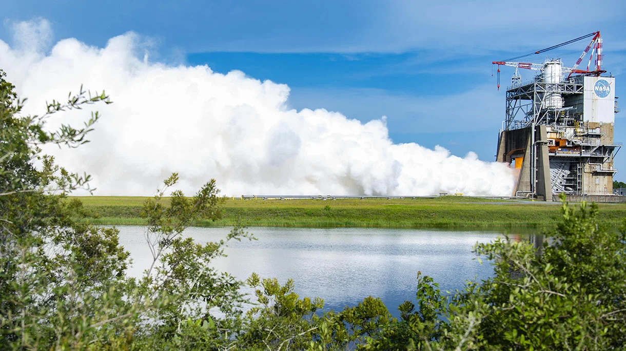 L3Harris and NASA complete successful test of new RS-25 engine for Artemis V