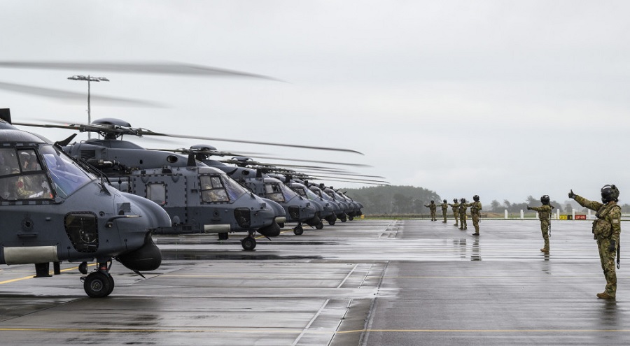 Royal New Zealand Air Force NH90 helicopter fleet receives world-first software upgrade
