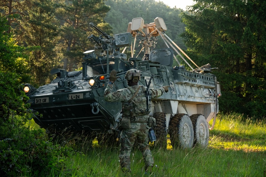 U.S. Army tests EchoShield cognitive radar with Stryker vehicle in Germany