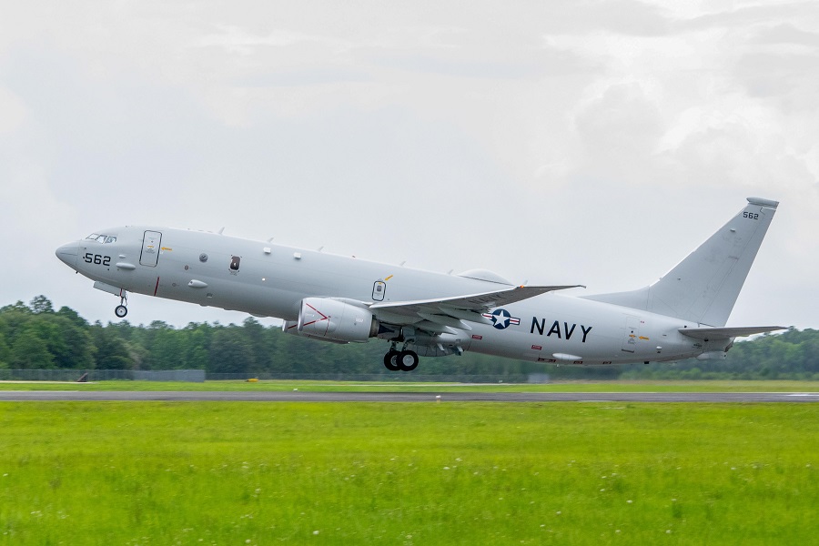 U.S. Navy: first P-8A Poseidon aircraft receives completed Increment 3 Block 2 modifications