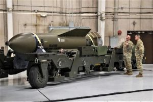 The United States has used GBU-57 Massive Ordnance Penetrator (MOP) bombs in combat for the first time during an airstrike on Iranian nuclear sites. The operation involved seven B-2 Spirit strategic stealth bombers, the only aircraft currently capable of carrying and deploying the GBU-57, with each aircraft able to carry two bombs—indicating 14 were used.