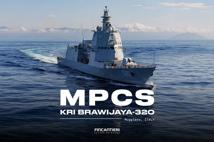 Fincantieri delivers first multi-mission combat ship “KRI BRAWIJAYA-320” to Indonesian Navy