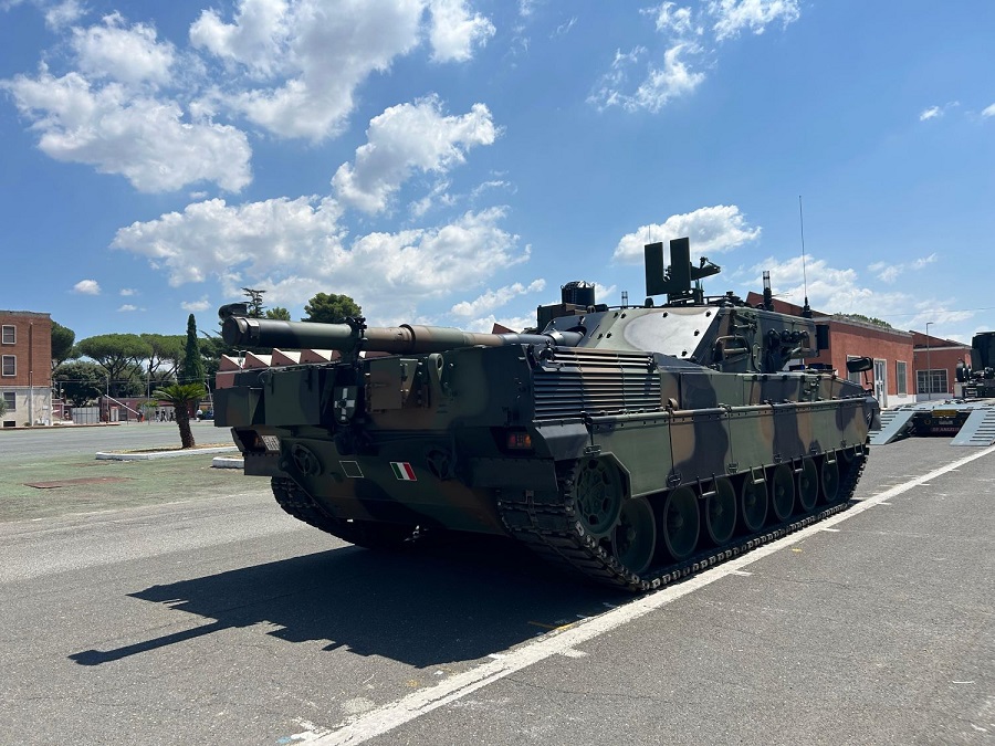 Italian Army takes delivery of first upgraded Ariete C2 main battle tank