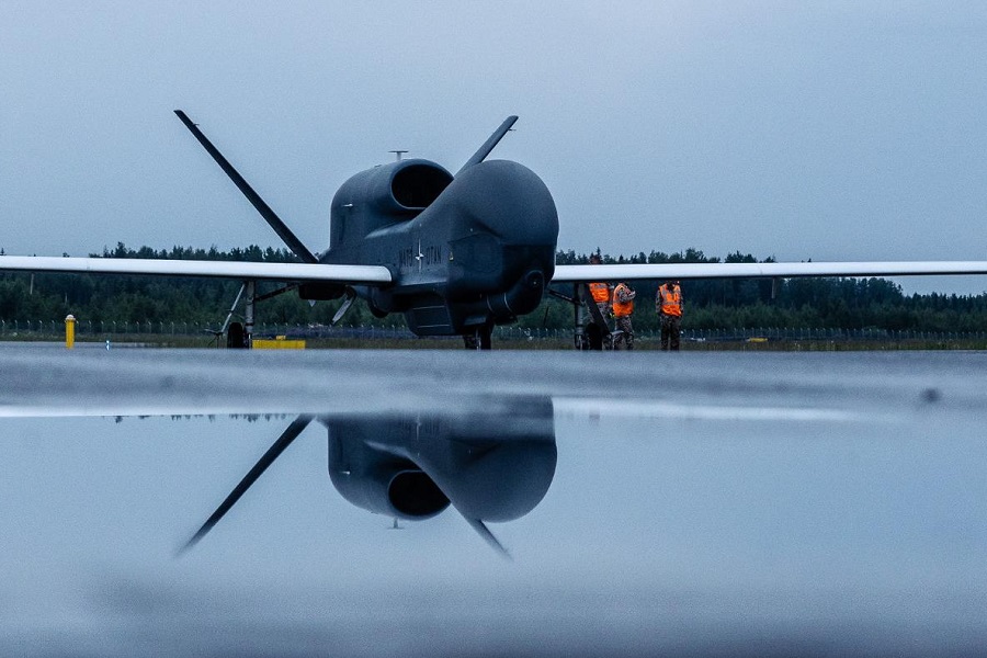 NATO deploys RQ-4D Phoenix uncrewed intelligence aircraft for first GIUK mission from Finland