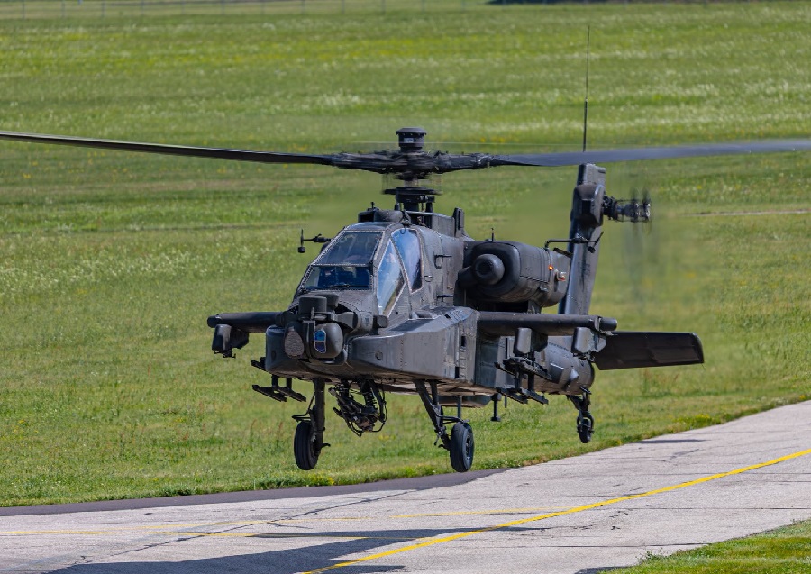 Polish Armed Forces conduct first training flight with AH-64D Apache helicopter