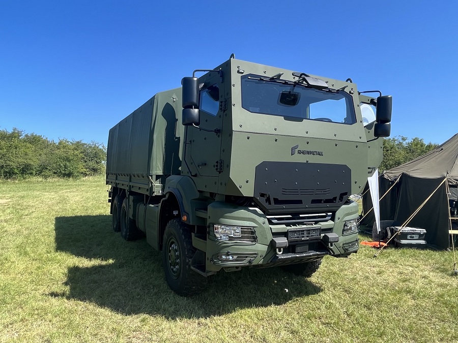 Rheinmetall MAN Military Vehicles unveils new TGS-Mil protected logistics truck