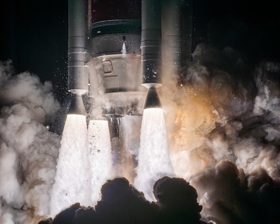 Four 63-inch-diameter extended length Graphite Epoxy Motors (GEM 63XL) from Northrop Grumman delivered nearly two million pounds of thrust during the first certified launch of United Launch Alliance’s Vulcan rocket.