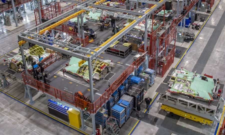 Northrop Grumman advances F-35 production with automation and integrated assembly line