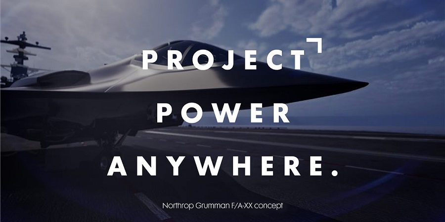 Northrop Grumman reveals image of F/A-XX carrier fighter with extended combat range