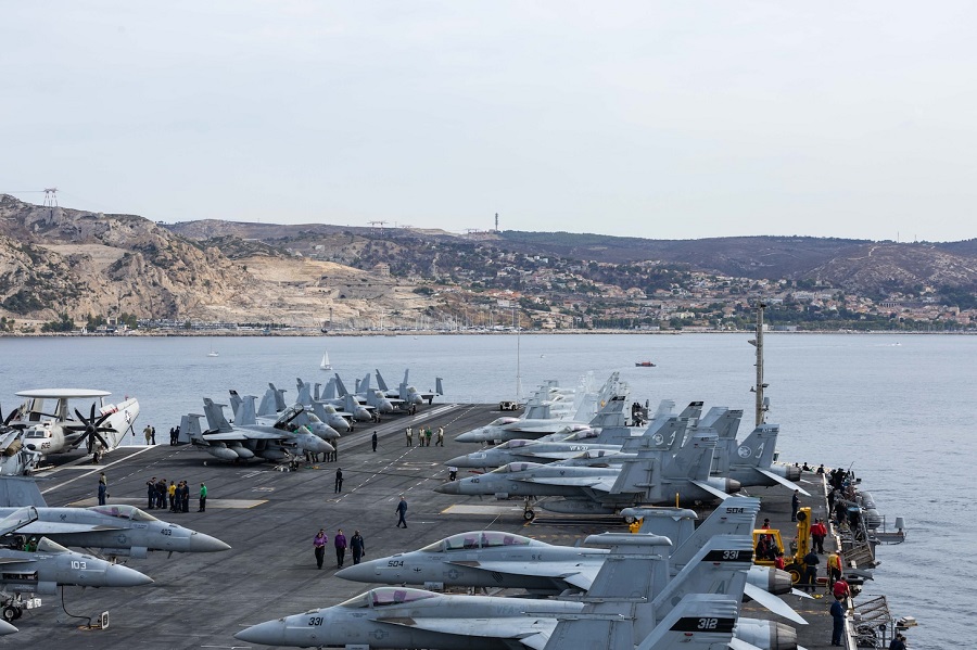 USS Gerald R. Ford and USS Winston S. Churchill arrive in Marseille for NATO deployment visit