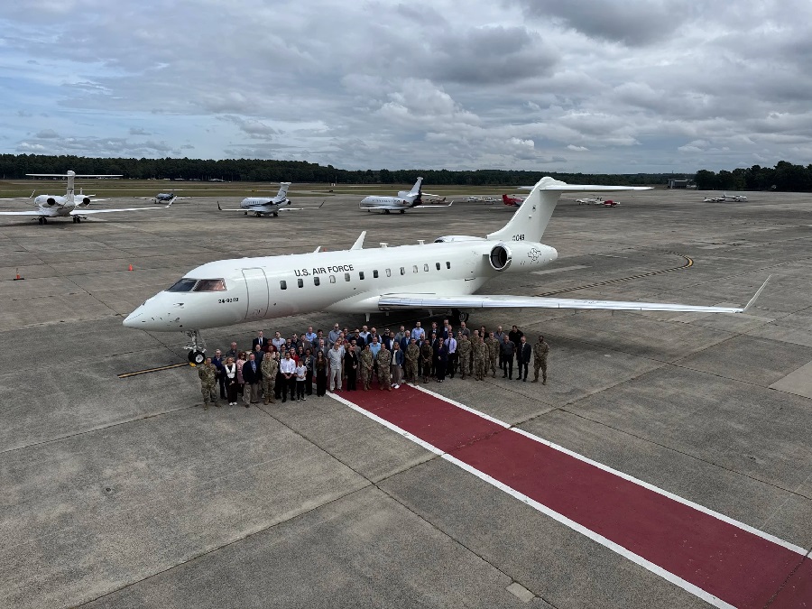 Bombardier Defense delivers ninth Global aircraft to U.S. Air Force for BACN communications role