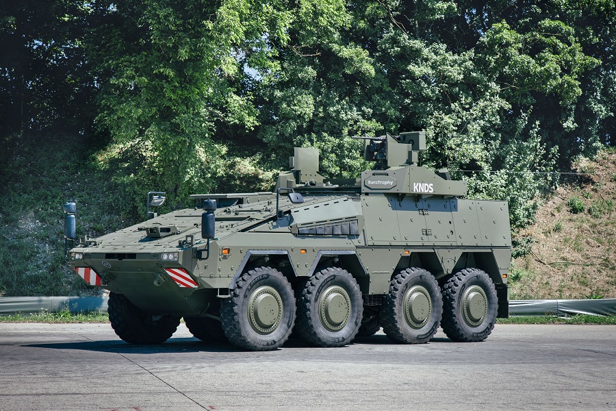 KNDS Deutschland and EuroTrophy integrate Trophy APS onto Boxer armoured personnel carrier