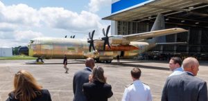 On 4 September the United States Naval Air Systems Command (NAVAIR) announced that final assembly of the first E-130J Phoenix II had been completed at Lockheed Martin’s facility in Marietta, Georgia. The aircraft, in its basic configuration, will undergo required tests before being transferred to Northrop Grumman’s conversion centre for adaptation into its final role as a TACAMO command and communications aircraft.