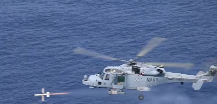 Philippine Navy conducts first Spike NLOS missile launch from AW159 Wildcat helicopter