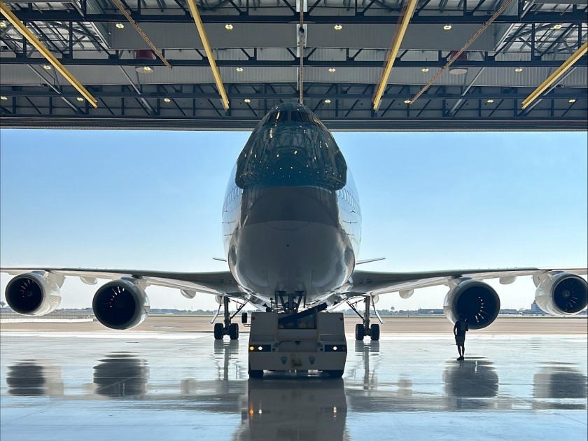 Sierra Nevada Corporation (SNC) begins flight trials of first E-4C SAOC for U.S. Air Force