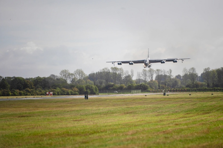 U.S. Air Force deploys B-52 Stratofortress bomber to United Kingdom for Cobra Warrior exercise