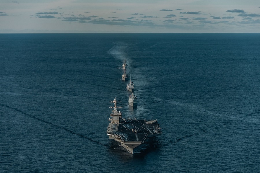 USS Gerald R. Ford joins NATO forces in North Sea for Neptune Strike 2025 enhanced vigilance activity
