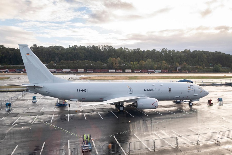 Boeing hands over first P-8A Poseidon maritime patrol aircraft to German Armed Forces