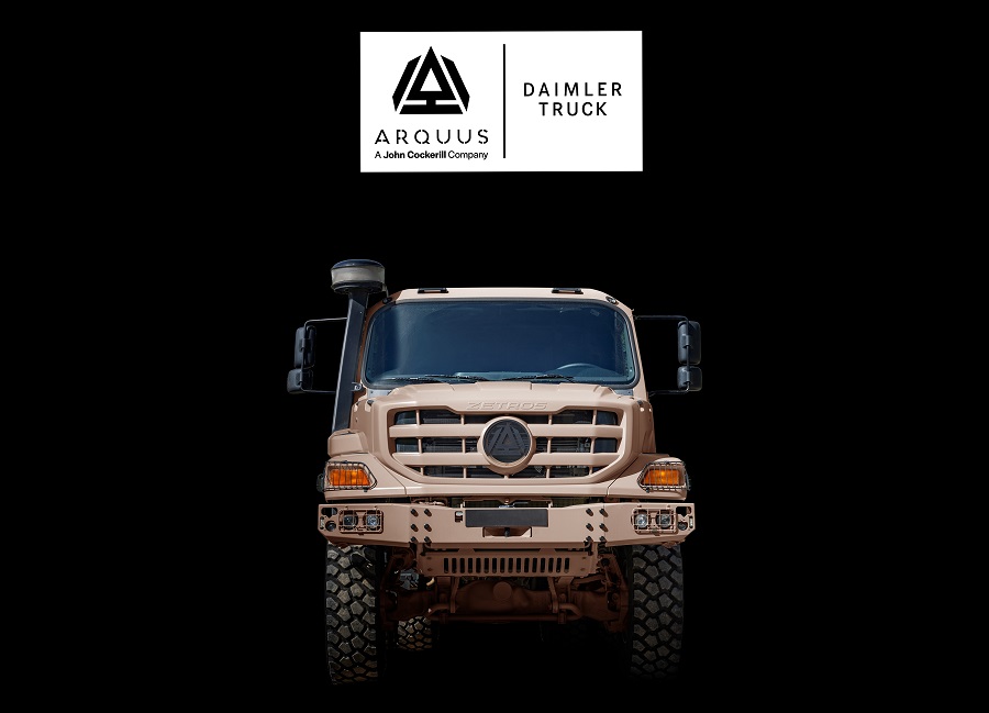 Daimler Truck and Arquus present Franco-German Zetros truck for tactical military mobility in Paris