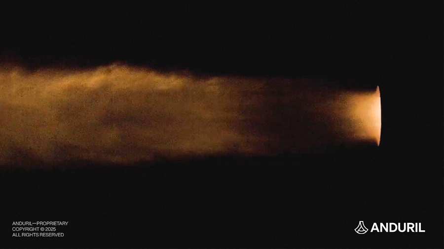 RTX and Anduril complete static-fire test of advanced solid rocket motor for U.S. Air Force contract
