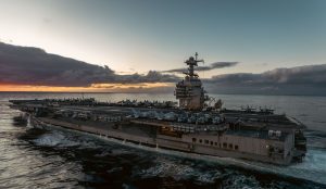 The USS Gerald R. Ford aircraft carrier and its strike group have been ordered to the U.S. Southern Command area to support the Trump administration’s ongoing counter-narcotics operations, the Pentagon confirmed Friday. “The enhanced U.S. force presence in the USSOUTHCOM AOR will bolster U.S. capacity to detect, monitor, and disrupt illicit actors and activities that compromise the safety and prosperity of the United States homeland and our security in the Western Hemisphere,” Pentagon spokesperson Sean Parnell wrote on X.