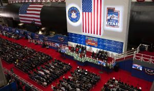 On 25 October, at the General Dynamics Electric Boat shipyard in Groton, Connecticut, the US Navy christened the Virginia-class attack submarine USS Utah (SSN 801). The vessel bears a name previously carried by the battleship Utah and commemorates one of the American states located in the Midwest.
