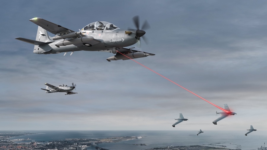 Embraer adds counter-drone capability to A-29 Super Tucano using existing sensors and systems