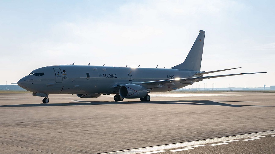 First P-8A Poseidon maritime patrol aircraft delivered to Germany for naval aviation upgrade
