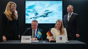 Helsing and Saab Germany have signed a contract worth a three-digit million-euro sum to equip the Eurofighter with a new Electronic Warfare system that incorporates Helsing’s artificial intelligence. Under the agreement, Helsing will provide its AI-based Cirra software for integration into Saab’s Arexis sensor suite over the next three years.