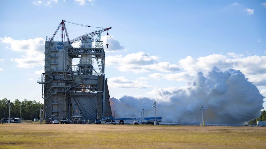 L3Harris and NASA complete second RS-25 test for Artemis V using cost-reducing manufacturing