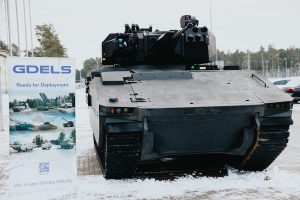 Latvia has joined the allied ASCOD infantry fighting vehicle user group following the first meeting of participating nations held on 27 November at the Adazi military base. Delegations from Latvia, Spain, Austria and the United Kingdom attended, along with Defence Minister Andris Sprūds and Brigadier General Georgs Kerlins, Chief of the Joint Staff of the National Armed Forces.