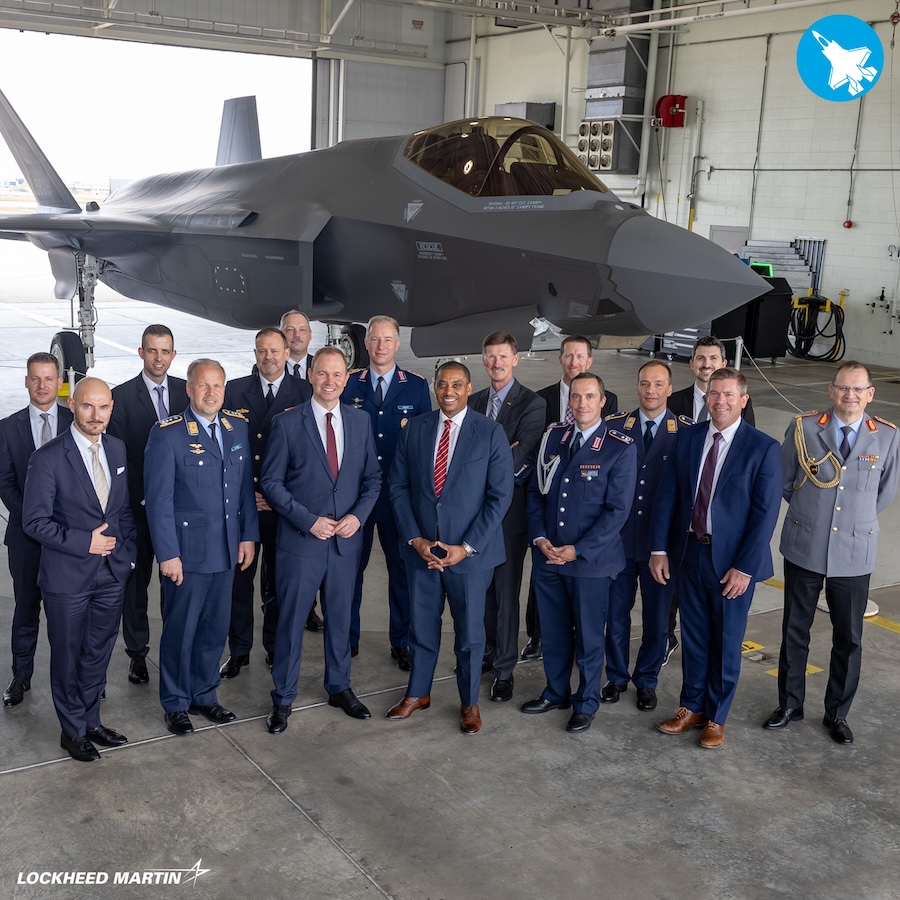 Lockheed Martin highlights milestone as first German F-35A jet moves to final assembly line