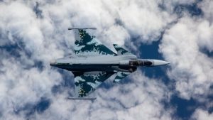 Saab has delivered another F-39E Gripen to the Brazilian Air Force, with aircraft 4111 landing at Anápolis Air Base at 10:26 on 19 November after a one-hour and three-minute flight from Navegantes. The jet, piloted by Major Thiago Camargo, is now the eleventh Gripen to arrive in Brazil.