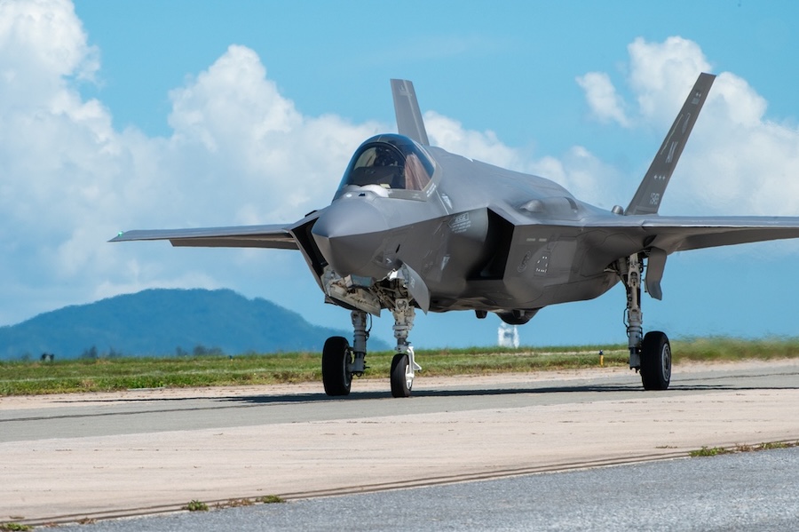 U.S. Air Force F-35A fighters arrive at Kadena Air Base to strengthen Indo-Pacific airpower presence