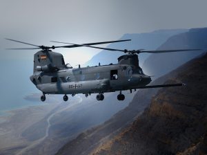 The United States Department of War announced it had signed a USD 876.5 million contract with Boeing to begin production of CH-47F Chinook Block II heavy-lift helicopters for Germany. The agreement initiates the manufacturing of up to 60 helicopters in a configuration selected by the Federal Republic of Germany, along with associated training and logistical support.