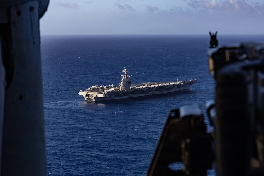 USS Gerald R. Ford Carrier Strike Group enters Southern Command to support counter-narcotics mission