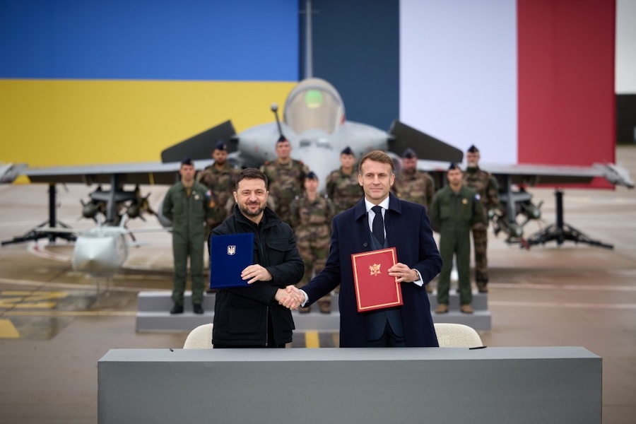 Zelenskyy and Macron sign agreement allowing Ukraine to purchase 100 Rafale fighters by 2035