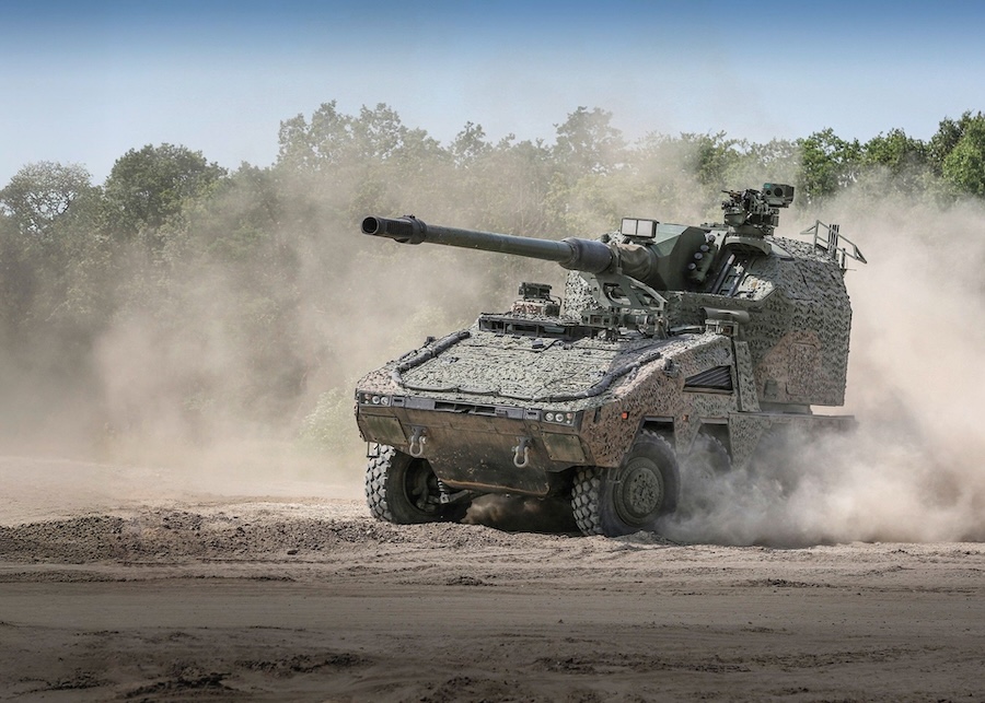 Bundeswehr orders 84 RCH 155 wheeled howitzers from KNDS Deutschland under €1.2 billion deal