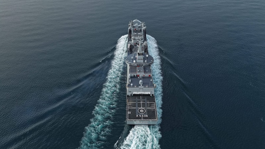 Fincantieri delivers Atlante, second logistic support ship built for the Italian Navy fleet renewal