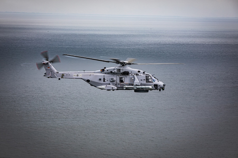 German Navy takes delivery of first NH90 Sea Tiger helicopter from NHIndustries